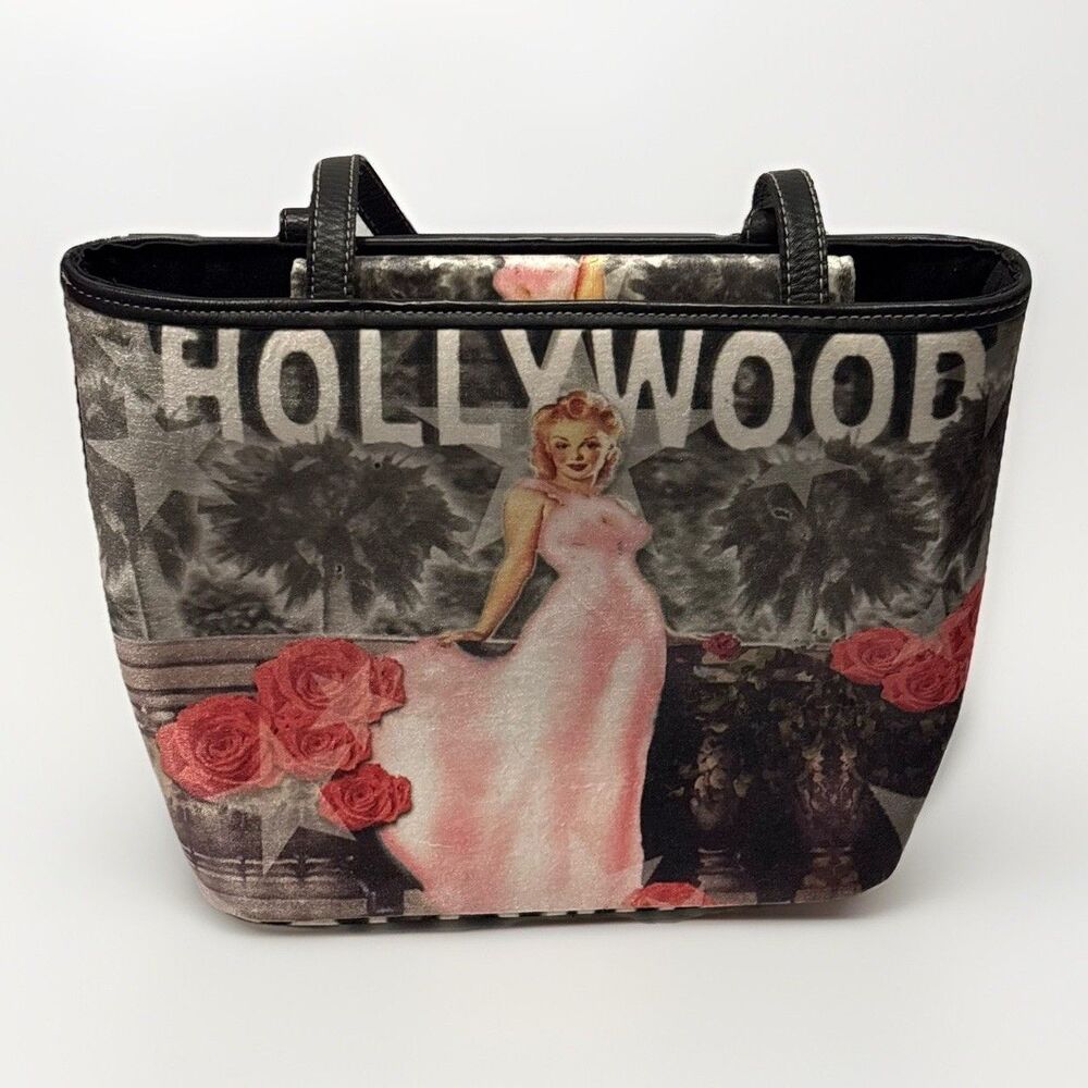 Gina Alexander Hollywood Photo Purse Shoulder Bag Made In The USA Glam Kitschy